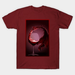 Red Wine Dragon T-Shirt